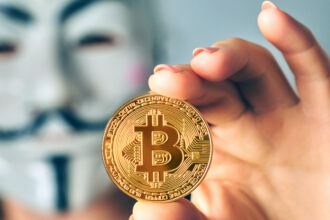 Bitcoin blockchain code with OP_RETURN data debate visual