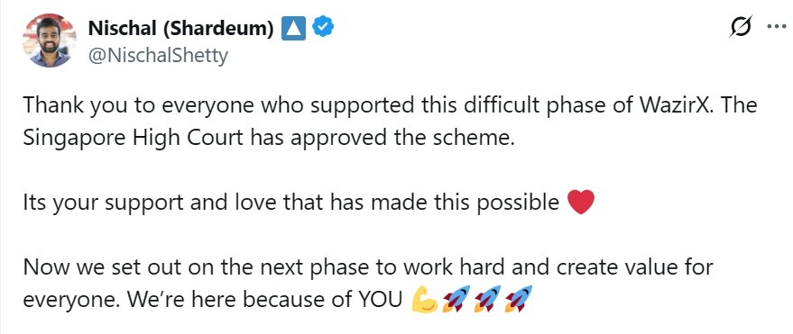 Nischal (Shardeum) Post on X (Formaly Twitter)