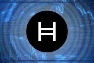 Hedera HBAR price chart showing low Bitcoin correlation
