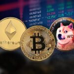Crypto market liquidation event chart showing $19B liquidated after Trump tariff threat