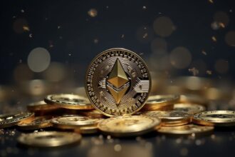 BitMine logo and Ethereum coin representing Ether acquisitions