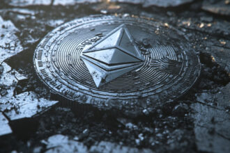 Chart showing Ethereum ETF outflows amid market volatility