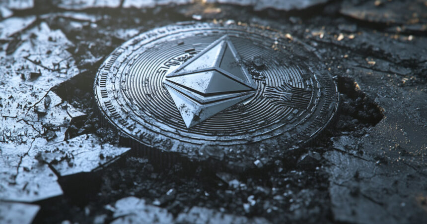 Chart showing Ethereum ETF outflows amid market volatility