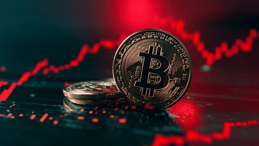 Chart showing the biggest Bitcoin crashes in history