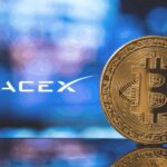 SpaceX Bitcoin transfer highlighted on digital currency wallet interface
