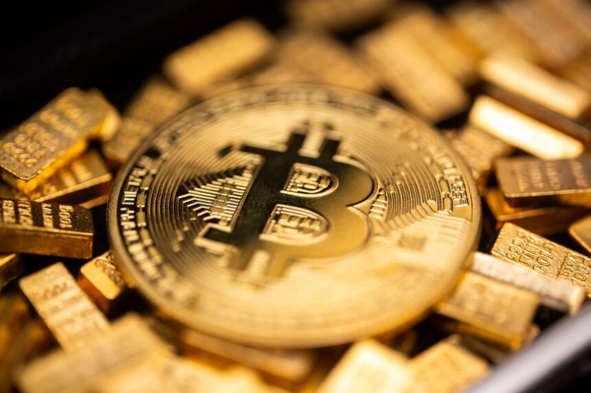 Gold price chart showing $2.5 trillion sell-off compared to Bitcoin market cap