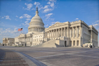US Capitol building representing Bank Secrecy Act reporting thresholds legislation