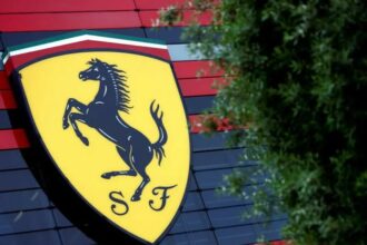 Ferrari 499P Le Mans car and digital token concept