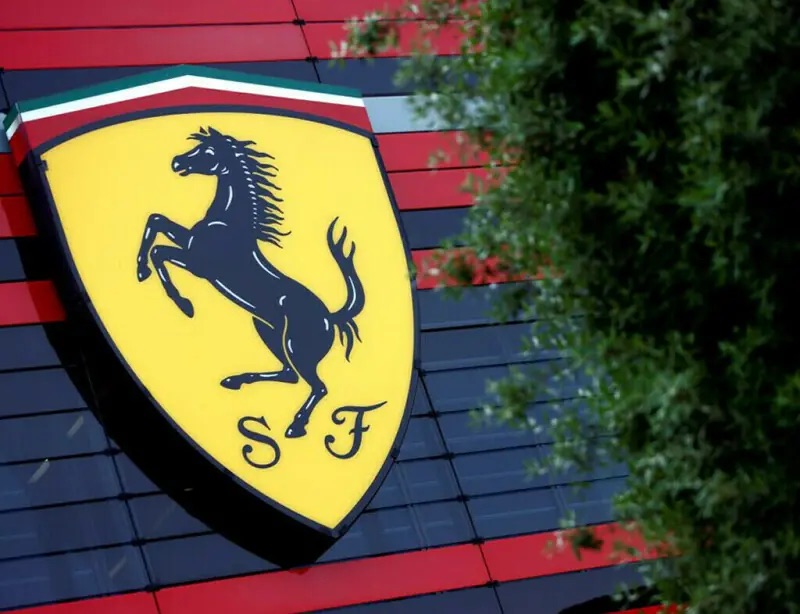 Ferrari 499P Le Mans car and digital token concept