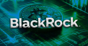 BlackRock logo with altcoin ETF charts showing inflow data