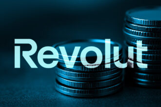 Revolut mobile app interface showing USD to stablecoin conversion