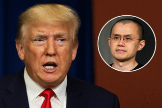 US President Donald Trump discusses his pardon of Binance co-founder CZ with media