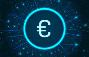 ECB headquarters with text "stablecoin risks euro area"