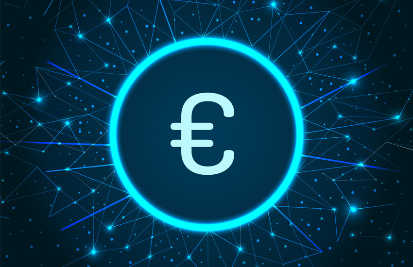 ECB headquarters with text "stablecoin risks euro area"